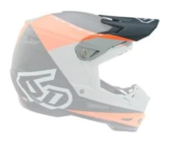 6D ATR-2 Quadrant Visor -Motorcycle Accessories Store 6 datr2 quadrant visor orange black