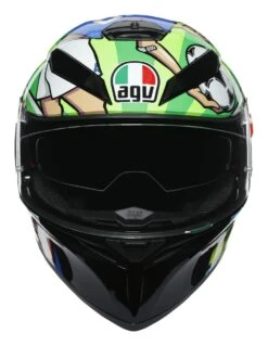 AGV K3 SV Mugello 2017 Helmet -Motorcycle Accessories Store agvk3 sv mugello2017 helmet black green blue 2