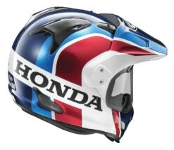 Arai XD-4 Africa Twin Helmet -Motorcycle Accessories Store arai xd4 africa twin helmet blue red white 2