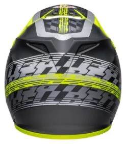 Bell Helmets Bell MX-9 Mips Offset Helmet -Motorcycle Accessories Store bell mx9 mips offset helmet black hi viz yellow grey 5