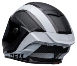 Bell Helmets Bell Race Star Flex DLX Tantrum Helmet Matte Black/Gloss Black/White / LG [Open Box] -Motorcycle Accessories Store bell race star flex dlx tantrum helmet matte black gloss black white lg open box matte black gloss black white 2
