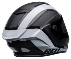 Bell Helmets Bell Race Star Flex DLX Tantrum Helmet Matte Black/Gloss Black/White / LG [Open Box] -Motorcycle Accessories Store bell race star flex dlx tantrum helmet matte black gloss black white lg open box matte black gloss black white 4