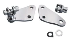 Drag Specialties Passenger Foot Peg Bracket Set For Harley 1977-1986