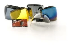 Echo 3-Snap Flip-Up Visor Shield