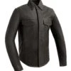 First Manufacturing Maduro Leather Riding Shirt