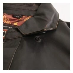 First Manufacturing Maduro Leather Riding Shirt -Motorcycle Accessories Store first manufacturing maduro leather shirt black 3