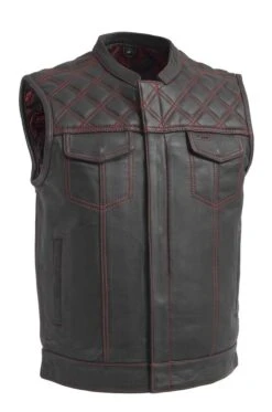 First Manufacturing Upside Vest 9 First Manufacturing Upside Vest -Motorcycle Accessories Store first manufacturing upside vest black red