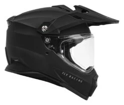 Fly Racing Trekker Helmet 17 Fly Racing Trekker Helmet -Motorcycle Accessories Store fly racing dirt trekker helmet matte black 2