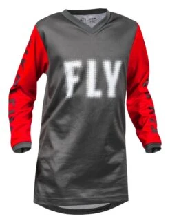 Fly Racing Youth F-16 Jersey -Motorcycle Accessories Store fly racing youth f16 jersey grey red 4