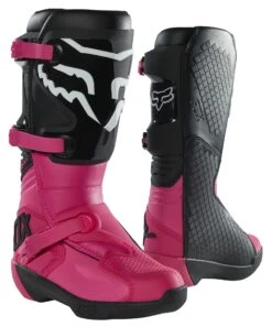 Fox Racing Competition Women's Boots Black/Pink / 8 [Open Box]