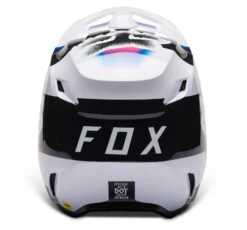 Fox Racing V1 Horyzn Helmet -Motorcycle Accessories Store fox racing v1 horyzn helmet black white pink 3