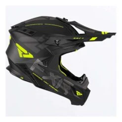 FXR Helium Race Div Helmet 37 FXR Helium Race Div Helmet -Motorcycle Accessories Store fxr helium race div helmet black hi viz 2
