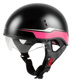GMax HH65 Source Naked Helmet 22 GMax HH65 Source Naked Helmet -Motorcycle Accessories Store g max hh65 source naked helmet black pink 3