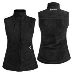 Gerbing 7V Thermite 2.0 Women's Fleece Heated Vest -Motorcycle Accessories Store gerbing7 v thermite20 womens fleece heated vest black 2