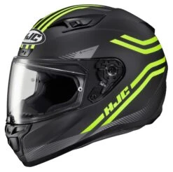 HJC I10 Strix Helmet 19 HJC I10 Strix Helmet -Motorcycle Accessories Store hj ci10 strix helmet black hi viz