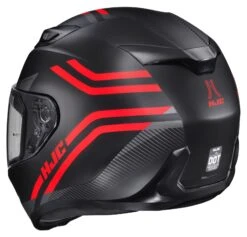 HJC I10 Strix Helmet 13 HJC I10 Strix Helmet -Motorcycle Accessories Store hj ci10 strix helmet black red 1