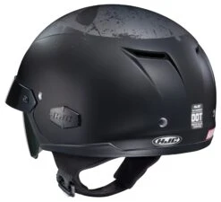 HJC IS-Cruiser Punisher Helmet -Motorcycle Accessories Store hjcis cruiser punisher helmet black grey 2