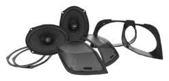 Hogtunes Cut-In Lid Kit With 6" X 9" Speakers For Harley Touring 2014-2023