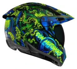Icon Variant Pro Willy Pete Helmet -Motorcycle Accessories Store icon hlmt vpro willypete blue green 2