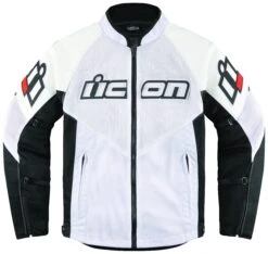 Icon Mesh AF CE Leather Jacket -Motorcycle Accessories Store icon mesh afce leather jacket white