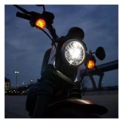 J.W. Speaker 8690 Adaptive 2 LED 5 3/4" Headlight -Motorcycle Accessories Store jw speaker8690 adaptive led534 headlight for harley chrome 2