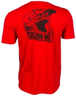 Klim Don't Follow T-Shirt -Motorcycle Accessories Store klim dont follow t shirt red 1