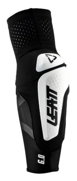 Leatt 3DF 6.0 Elbow Guards -Motorcycle Accessories Store leatt3 df60 elbow guards white black 1