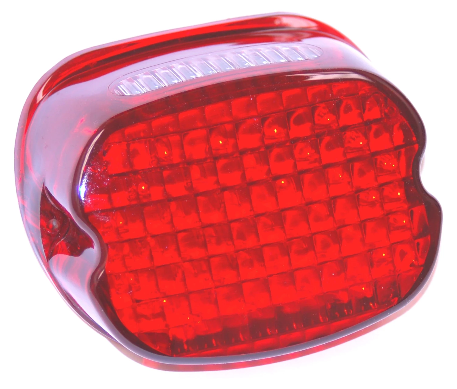 Letric Lighting Co. Slantback LED Taillight W/ Plate Window For Harley 1999-2023 - Image 3