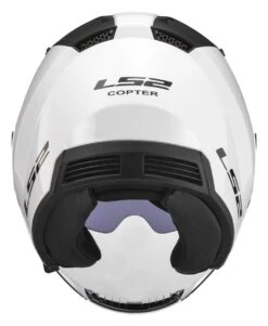 LS2 Copter Helmet - Solid -Motorcycle Accessories Store ls2 copter helmet solid white 6