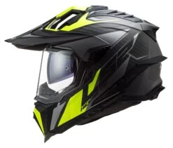 LS2 Explorer Carbon Focus Helmet Titanium/Yellow / 2XL [Open Box] -Motorcycle Accessories Store ls2 explorer carbon focus helmet titanium yellow2 xl open box titanium yellow 2