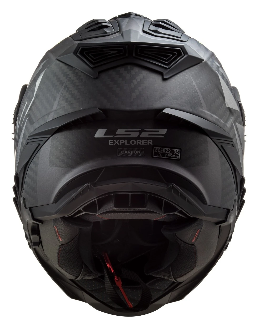 LS2 Explorer Carbon Focus Helmet Titanium/Yellow / 2XL [Open Box] - Image 5