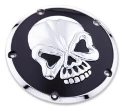 Milwaukee Twins Skull Derby Cover For Harley Big Twin 1999-2018