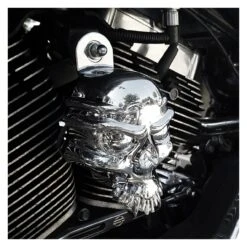Milwaukee Twins Skull Horn Cover For Harley 1991-2017