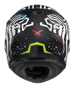 Nexx SX100 Enigma Helmet 7 Nexx SX100 Enigma Helmet -Motorcycle Accessories Store nexx sx100 enigma helmet black white 3