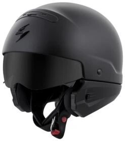 Scorpion EXO Covert Helmet -Motorcycle Accessories Store scorpion covert helmet matte black 7