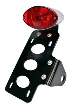 TC Bros Cateye Side Mount Tail Light / License Plate Bracket