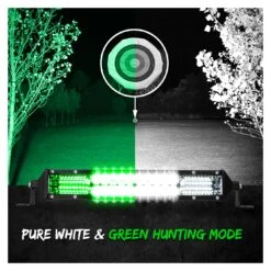 XKGlow 2-in-1 Green / White Light Bar -Motorcycle Accessories Store xkglow2in1 green white light bar 2